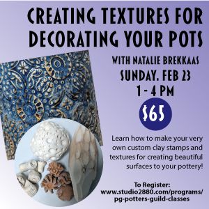 Creating Textures for Decorating - Sunday, February 23, 2025